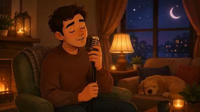 Croon - To sing or speak in a soft, gentle and sentimental manner.
