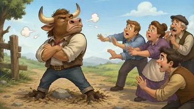 Bullheaded - Very stubborn and unwilling to change one's opinion or decision.