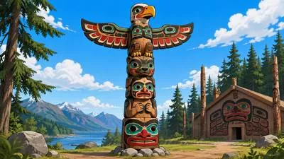 Totem - An object, animal, or symbol regarded as representing or having special significance for a group. (प्रतीकात्मक या पूजनीय चिह्न)