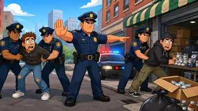 Crackdown - A series of strict actions taken to stop or control illegal or undesirable activity. (कड़ी कार्रवाई)