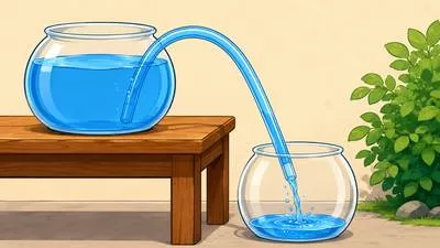 Siphon - A tube used to transfer liquid from one container to another; to draw off or transfer gradually.