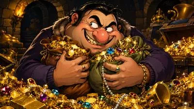 Pelf - Money or wealth, especially when acquired dishonestly or regarded with contempt. (अनैतिक रूप से अर्जित धन)