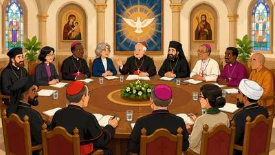 Synod - A formal council or assembly of members of a church held to discuss religious matters.