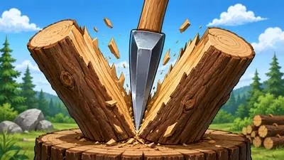 Rive - To split, tear, or break something apart violently.