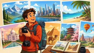 Travelogue - A book, film, or account describing someone's travels and experiences. (यात्रा-वृत्तांत)