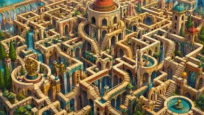 Daedalian - Extremely intricate, complex, skillfully designed, or ingenious. (अत्यंत जटिल और कौशलपूर्ण)