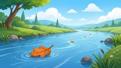 Drift - To move slowly without a definite direction, often carried by air or water. (बहते जाना)