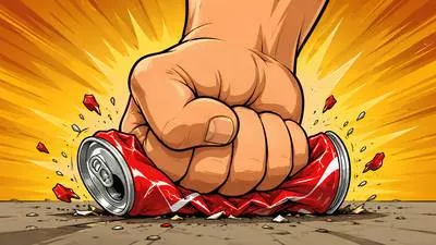 Crush - To press something so hard that it is damaged, broken or deformed. (कुचलना)