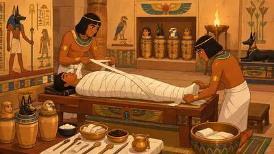 Embalm - To preserve a dead body by treating it with chemicals or other substances. (मृत शरीर को रासायनिक पदार्थों द्वारा सुरक्षित रखना)