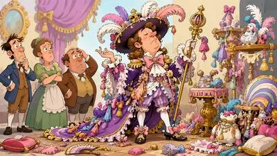 Folderol - Foolish, unnecessary or trivial activity, talk or decoration. (निरर्थक या तुच्छ दिखावा)