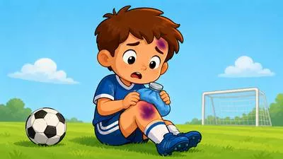Contusion - An injury in which the skin is not broken but the tissue underneath is damaged, causing a bruise.