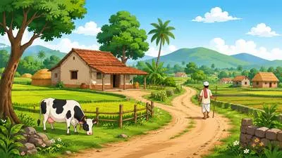 Rural - Relating to the countryside rather than towns or cities.