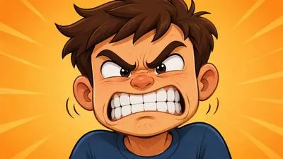 Gnash - Grind or strike the teeth together, especially in anger or pain. (दाँत पीसना)