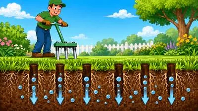Aerate - To introduce air into a substance, especially soil, water, or a liquid. (हवा मिलाना)
