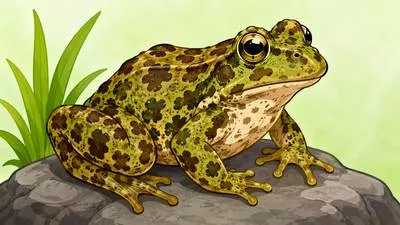 Mottled - Marked with spots, patches, or areas of different colours or shades.