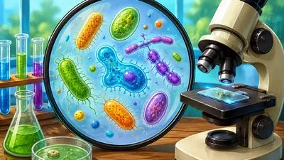 Microbe - A microscopic organism, especially a bacterium, virus, or fungus. (सूक्ष्मजीव)