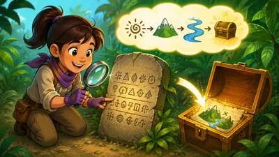 Decode - To convert a coded message into understandable language or discover its meaning. (कूट संदेश का अर्थ निकालना)