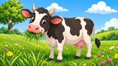 Graminivorous - Feeding mainly or entirely on grass. (घास खाने वाला)