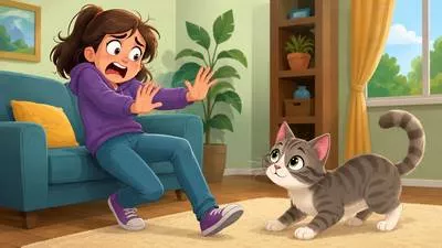 Ailurophobia - An extreme or irrational fear of cats. (बिल्लियों का असामान्य भय)