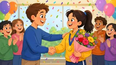 Congratulate - To express pleasure, praise or good wishes to someone for an achievement or good fortune.