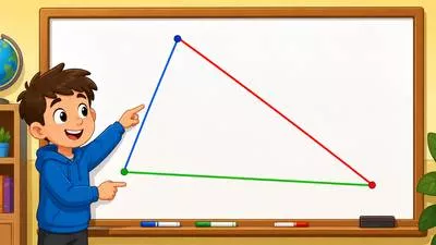 Scalene - Having all sides of unequal length, especially describing a triangle.