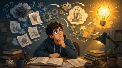 Excogitate - To think out carefully and devise or invent something. (गहन विचार करके योजना या उपाय बनाना)