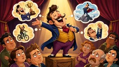Gasconade - Extravagant boasting or bragging. (डींग या शेखी)