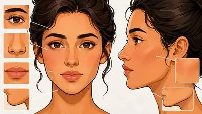 Lineament - A distinctive feature or characteristic, especially a facial feature or outline.