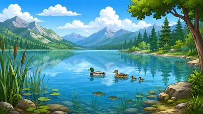 Lacustrine - Relating to, formed in or living in lakes.