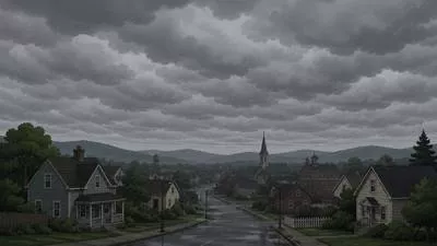 Overcast - Covered with clouds; dull and gloomy.