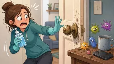 Mysophobia - An extreme or irrational fear of dirt, germs or contamination. (गंदगी या कीटाणुओं का अत्यधिक भय)