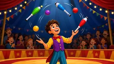 Juggle - To continuously throw and catch several objects or to manage several activities at the same time. (कई वस्तुओं या कार्यों को एक साथ संभालना)