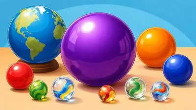 Spherical - Having the shape of a sphere; round like a ball.
