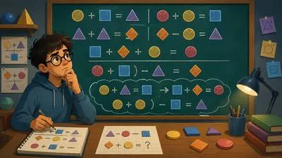Algebraic - Relating to algebra or involving algebraic expressions and operations.
