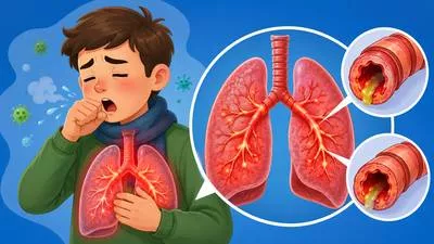 Bronchitis - Inflammation of the bronchial tubes, usually causing coughing and difficulty in breathing.