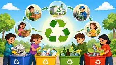 Recycle - To process used materials so that they can be used again.