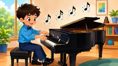 Staccato - Consisting of short, separate and sharply detached sounds or movements.