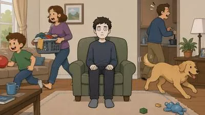 Catatonic - In a state of physical and mental unresponsiveness or extreme immobility.