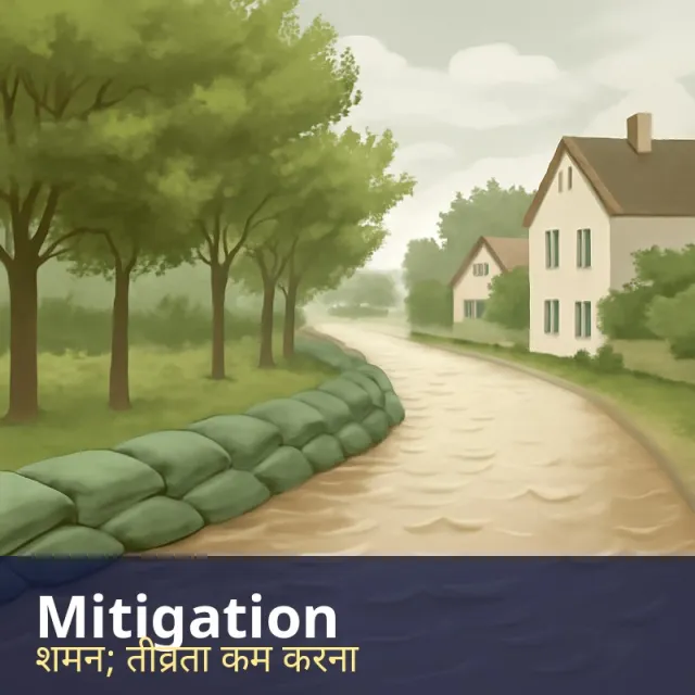Mitigation - The act of making something less severe, harmful or painful.
