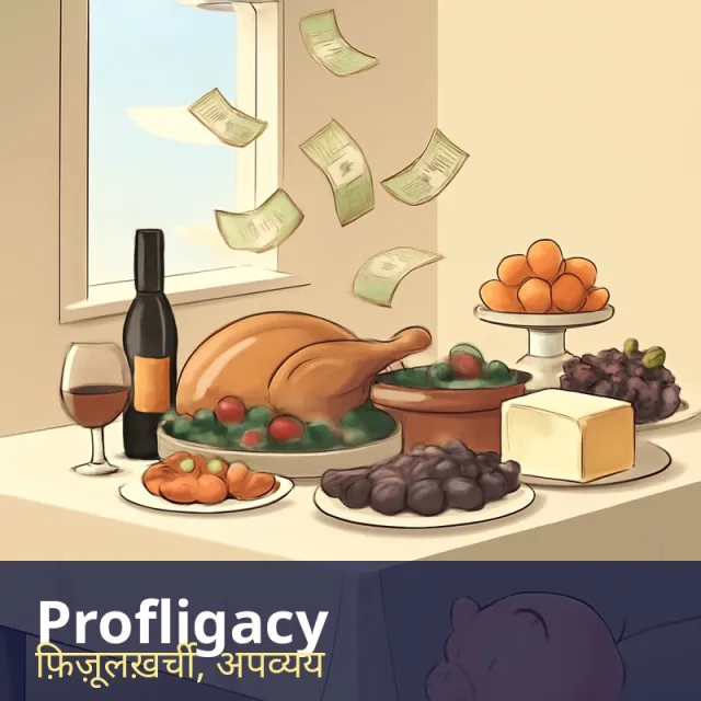 Profligacy - Reckless, wasteful spending of money or resources.
