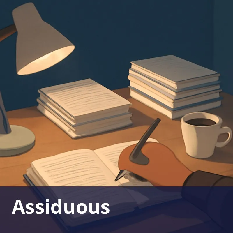 Today’s word - assiduous
