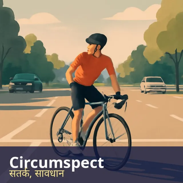 Circumspect - Careful and cautious, thinking about all the risks before acting.