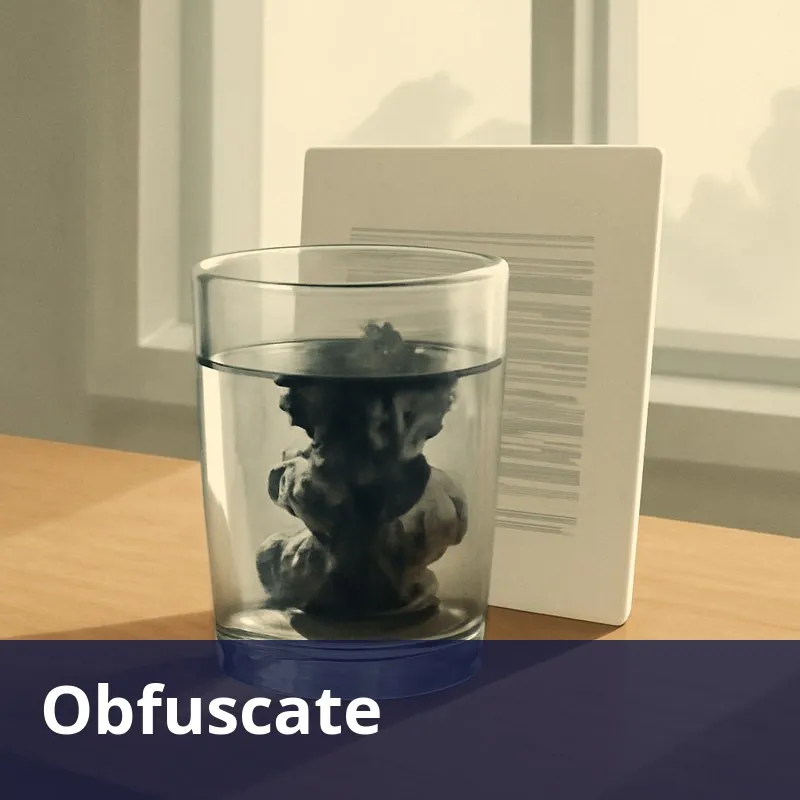 Today’s word - obfuscate