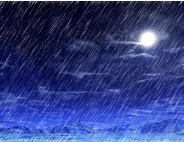Raining cats and dogs - Heavy rain