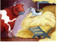 A dog in the manger - One who does not let others enjoy what he himself cannot