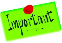 First and foremost - Very important