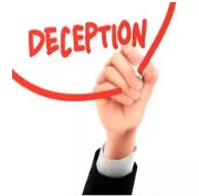 An eyewash - Pretence, Deception