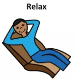 Let one’s hair down - To relax or enjoy leisurely
