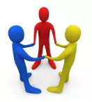 Rub shoulder with - Come into social contact