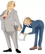 Have an oily tongue - Be sycophant